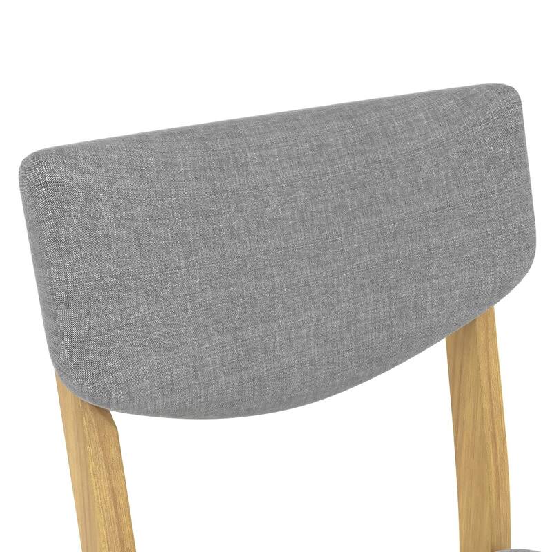 19.02" Farmhouse Upholstered Dining Chair, Set of 4