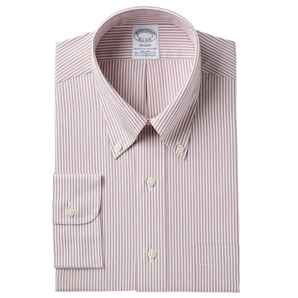 Shop Black Friday Deals On Brooks Brothers Mens Striped Button Up Dress Shirt Overstock 30287095