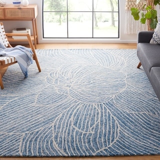 SAFAVIEH Handmade Metro Massom Abstract Floral Wool Rug