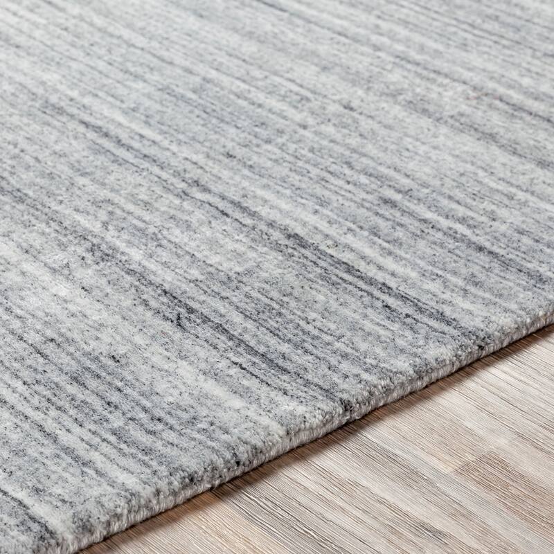 Belmont Handmade Heathered Wool Blend Area Rug