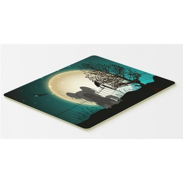 Carolines Treasures BB2302CMT Halloween Scary Chinese Crested Black Kitchen or Bath Mat 20 x 30
