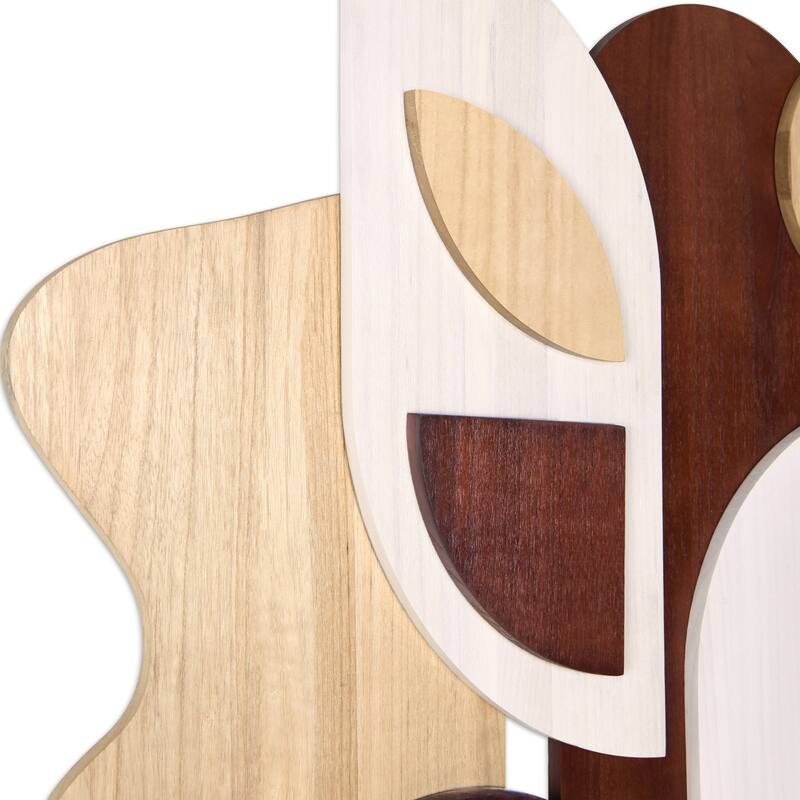 "Sands Serenade" Hand Made & Hand Finished Dimensional Solid Paulownia Wood Abstracts Wall Art