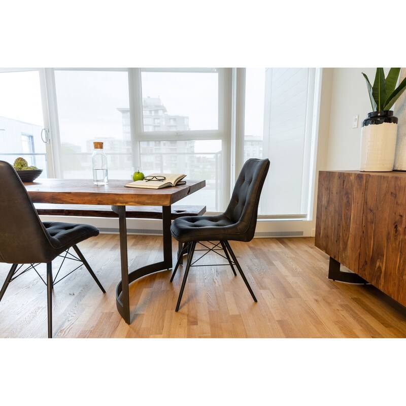 Aurelle Home Bennett Live Edge Dining Table