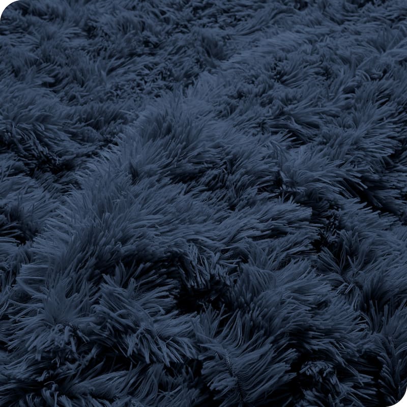 Bare Home Shaggy Faux Fur Duvet Cover