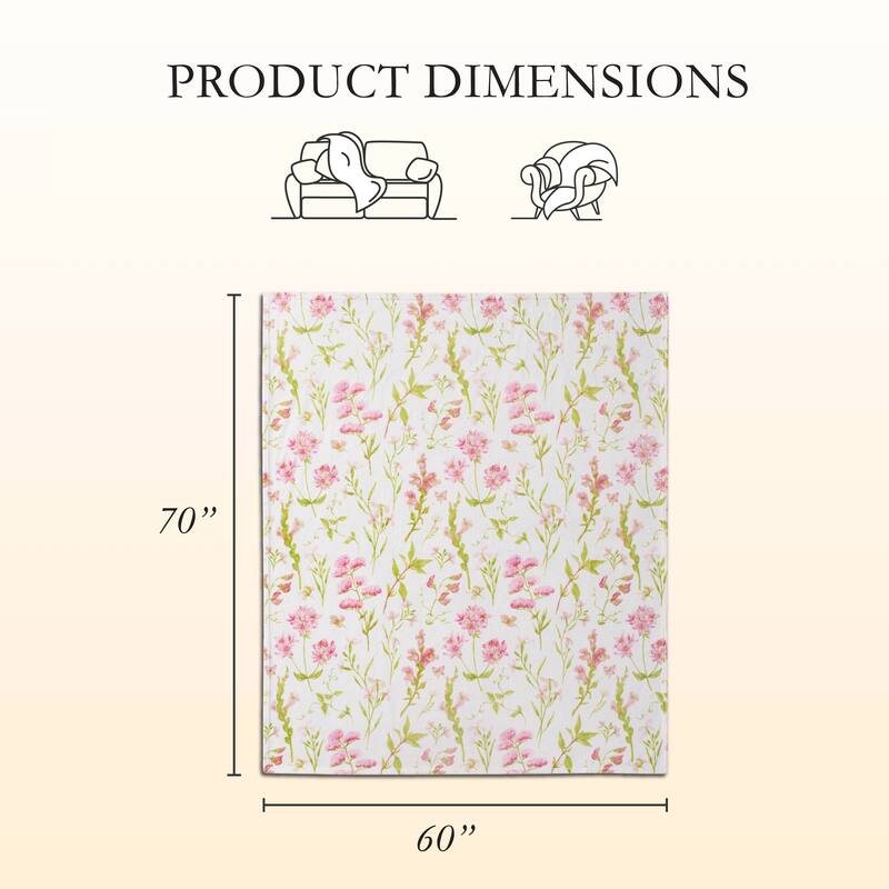 Creative Home Ideas 60" x 70" Plush Throws