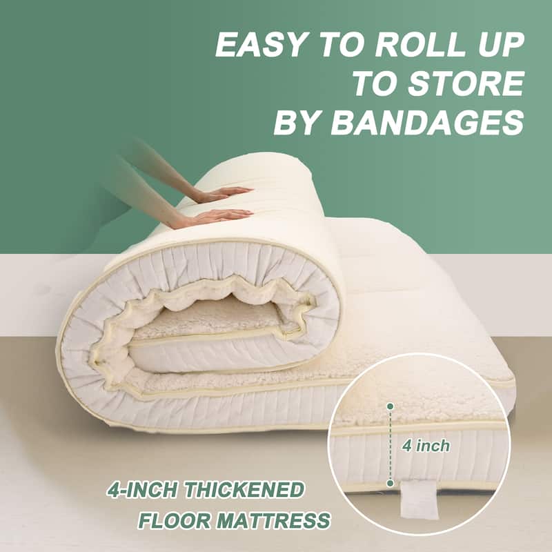 Floor Mattress for Adults, Mattress for Floor, Breathable Bed