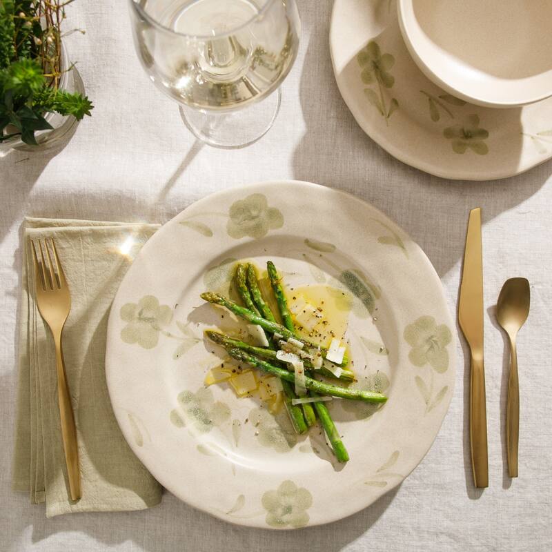 Bloomhouse - 2 Time Oprah's Favorite Things - Made in Portugal Porto Petals 12 Piece Hand Painted Dinnerware Set