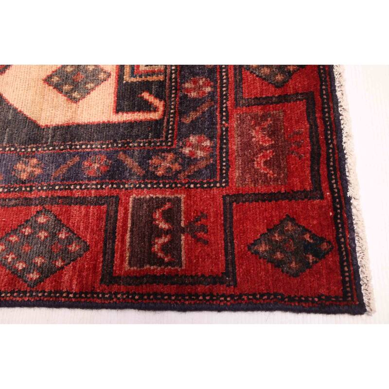 ECARPETGALLERY Hand-knotted Konya Anatolian Black, Red Wool Rug - 4'5 x 9'1