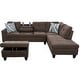 preview thumbnail 7 of 60, Sectional Sofa Set w/ Drop Down Table