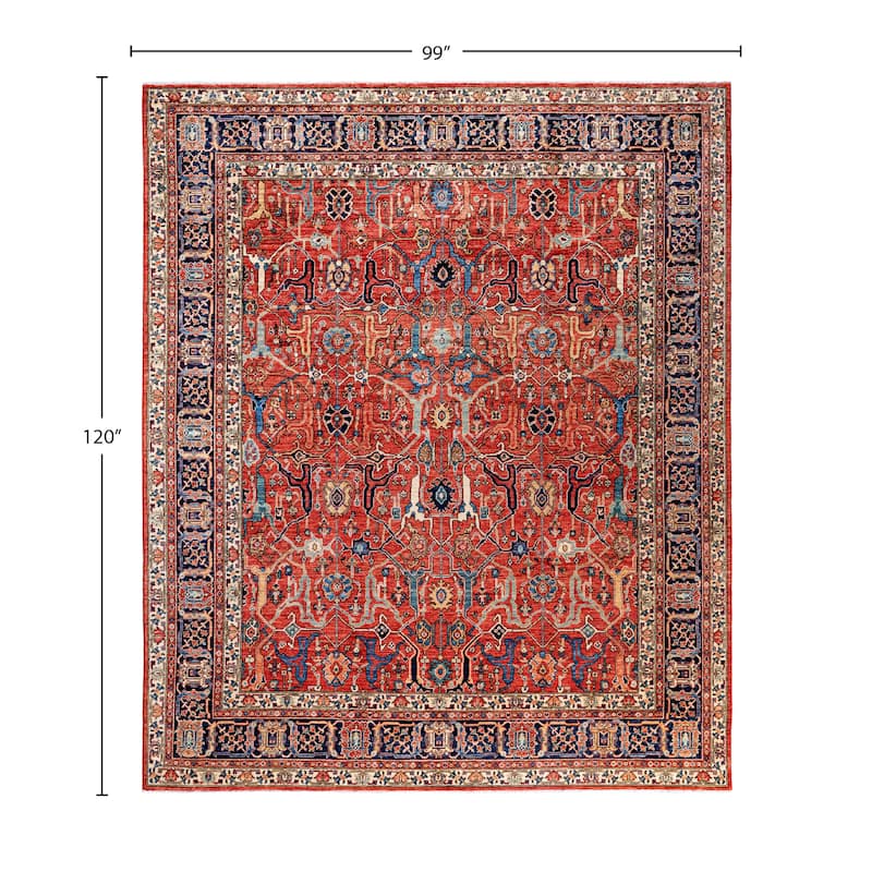 Serapi One-of-a-Kind Hand-Knotted Area Rug - Red - 8' 3" x 10' 0"