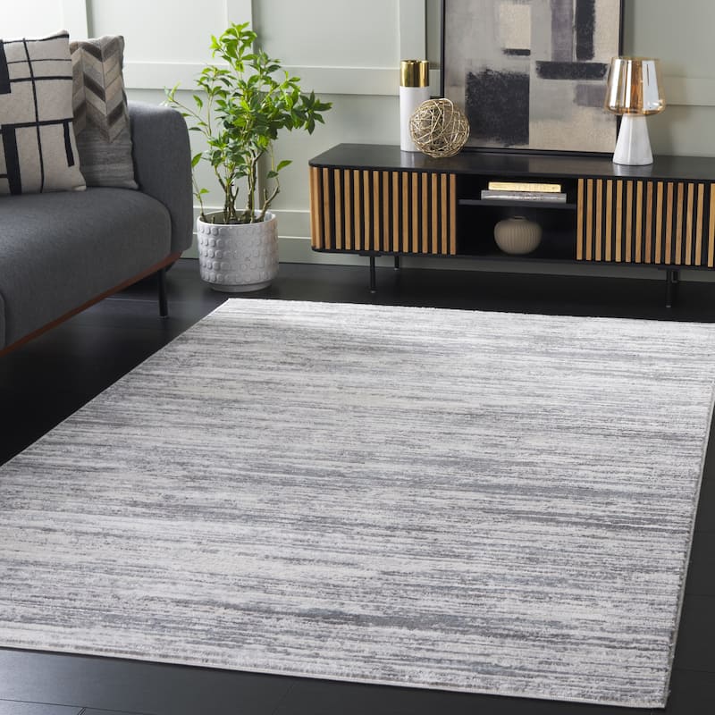 SAFAVIEH Hanna Aoibhinn Modern Contemporary Rug - 8' x 10' - Grey/Ivory