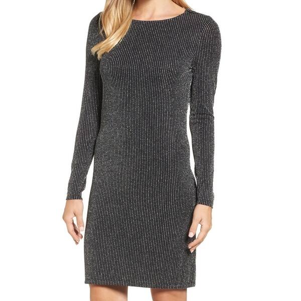 Shop Michael Michael Kors Black Women S Xl Metallic Drape Back