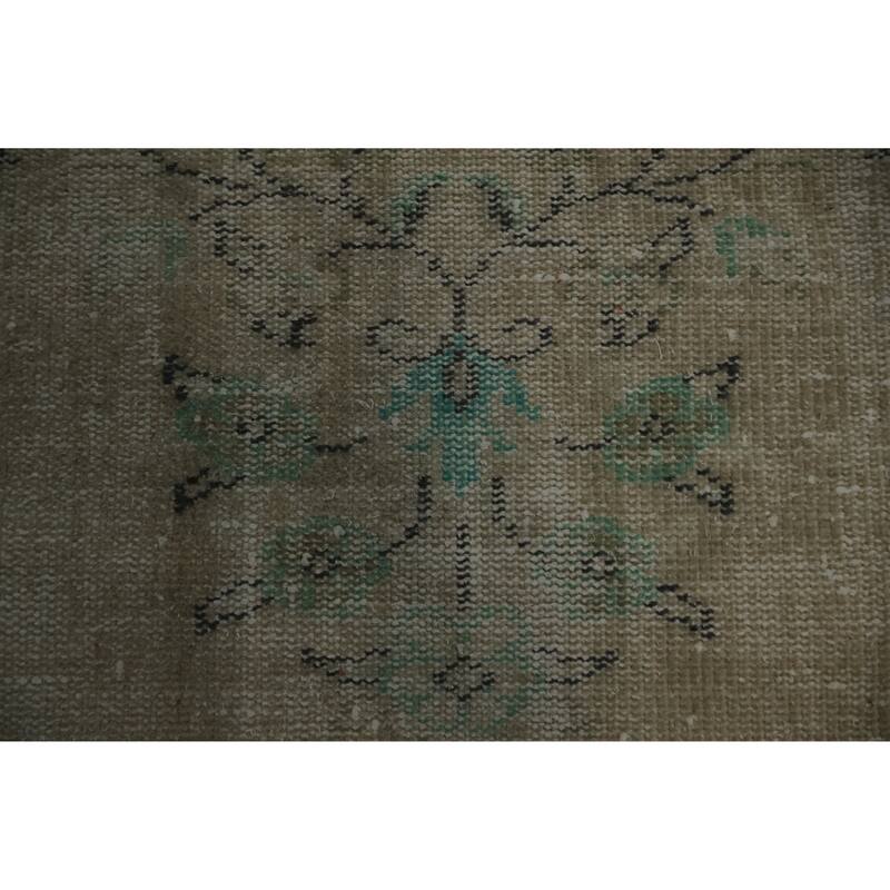 Hand Knotted Oriental 100% Wool Carpet Transitional Floral Beige & Ivories Anatolian Area Rug - 9' 4'' X 5' 10''