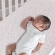 preview thumbnail 2 of 3, Lambs & Ivy Signature Tribal Geo Taupe/White Organic Cotton Fitted Crib Sheet