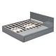 preview thumbnail 7 of 9, Full Size Wood Storage Hydraulic Platform Bed w/ Twin Size Trundle, Side Table & Lounge