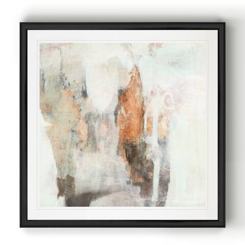 Burnished Mint II -Black Framed Print