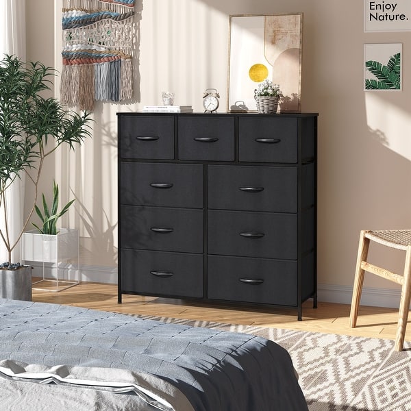 Home Extra Wide Closet Dresser Storage Tower Organizer Unit 9 Drawers Home Extra Wide Closet Dresser Storage Tower Organizer Unit 9 Drawers