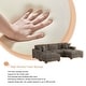 preview thumbnail 55 of 131, Oversized Chenille Modular Sectional Sofa Conversation Set with 2 Ottomans