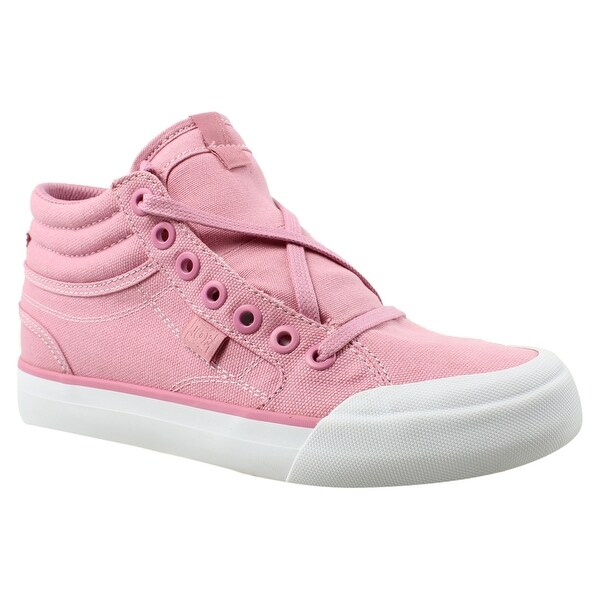 Shop DC Shoes Womens Evan Pink Skateboarding Shoes Size 5