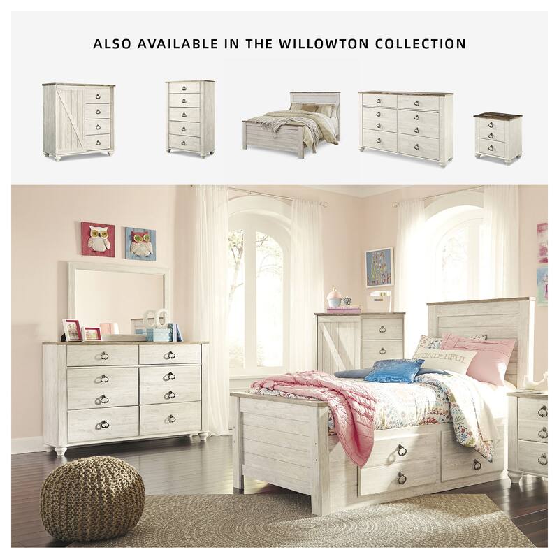 Willowton Whitewash Dressing Chest
