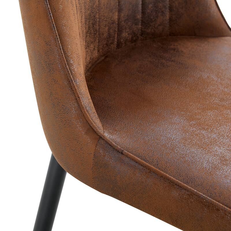Light Luxury Dning Chair Set of 4 Kitchen Cushioned Side Chair Dining Room Decorative Chair Armless Dining Chair