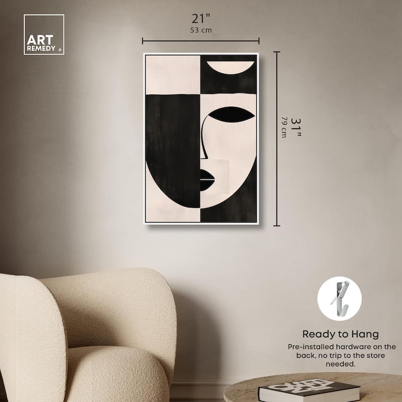 Divided Self II Canvas by Art Remedy
