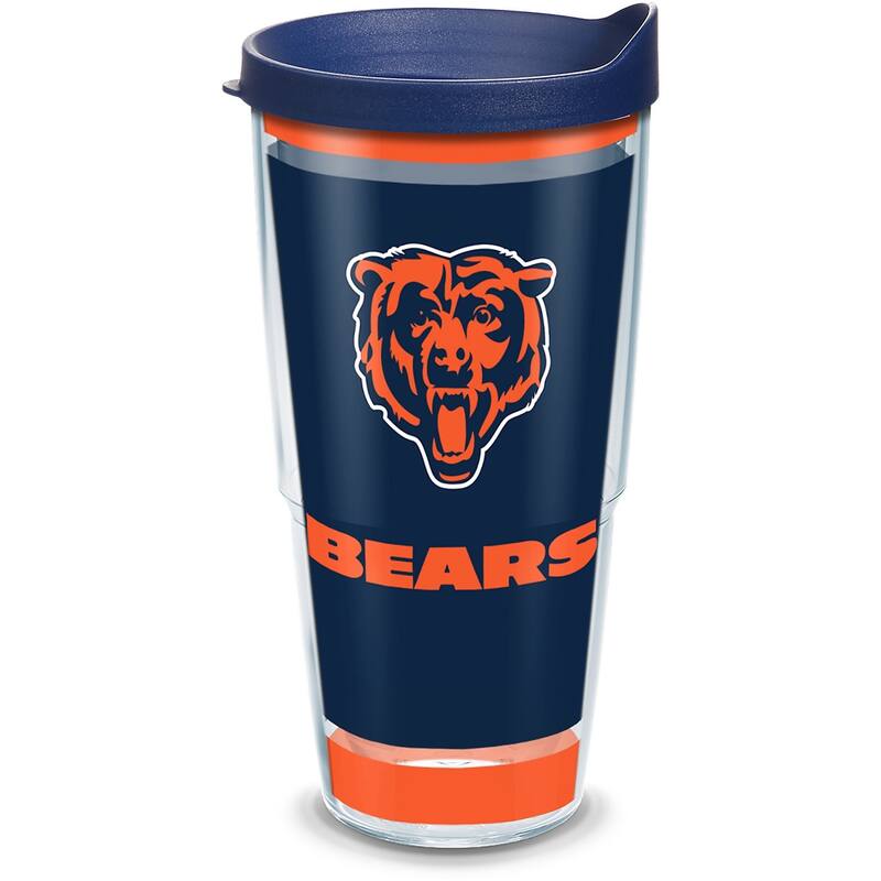 Tervis NFL Chicago Bears Touchdown Made in USA Double Walled Insulated Travel Tumbler, Classic - 24oz