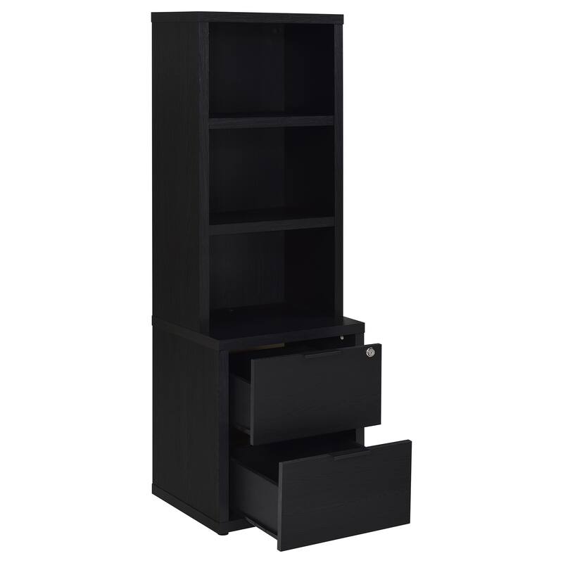 Westpark 3-Piece Wall Unit Bookcase Set With Usb