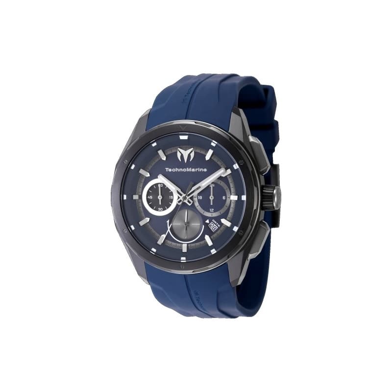 Technomarine Men's TM-318103 OCEAN Quartz Chronograph Navy Blue Dial Watch