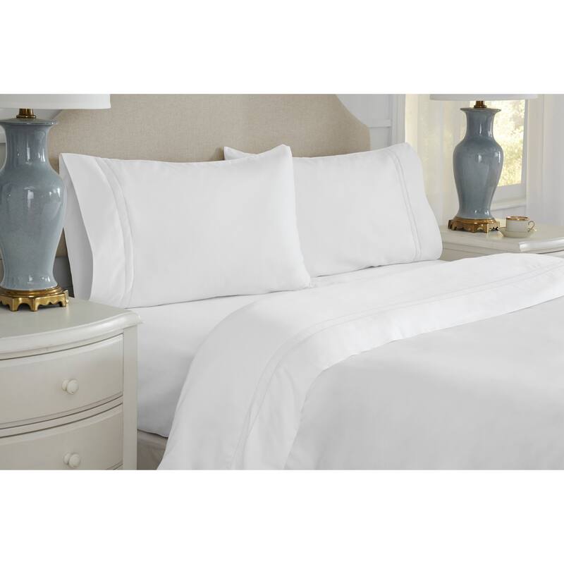 Pointehaven Deep Pocket 620 Thread Count Long Staple Cotton Sheet Set