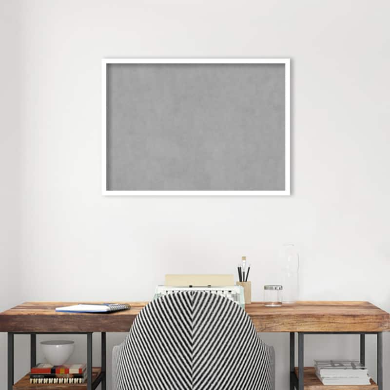 Amanti Art Svelte White Framed Magnetic Board