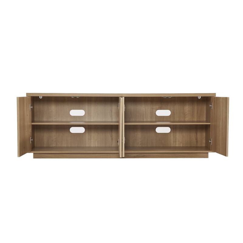 Modern Buffet Cabinet Sideboard with 4-Doors