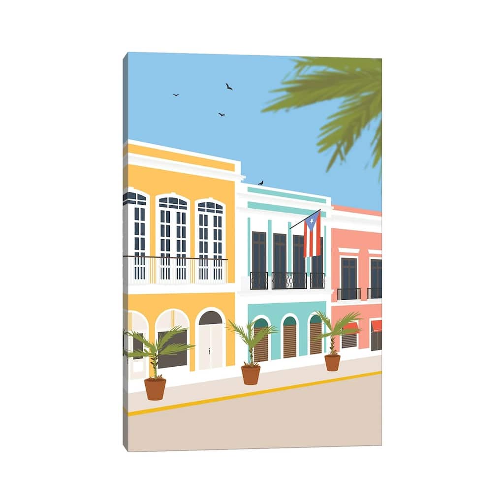 iCanvas "Old San Juan, Puerto Rico" by Lyman Creative Co. Canvas Print