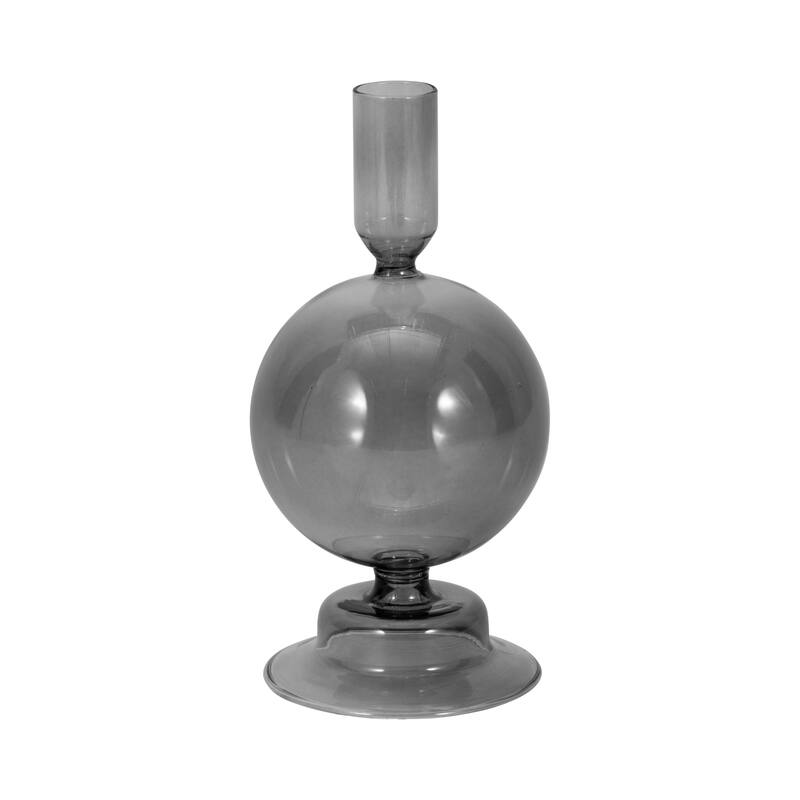 Sagebrook Home Glass Elegance - Illuminate Your Space with Unique Candle Holders - 4" x 4" x 7"