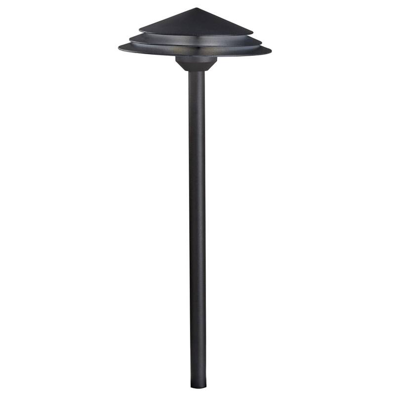 Kichler Round Tiered 21" LED Path and Spread Light - 2700K