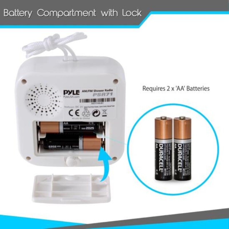 shower radio speaker