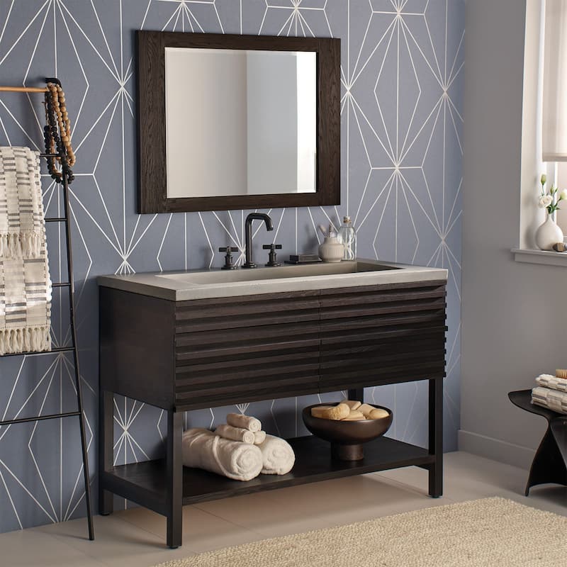Winemaker Reclaimed Wood Freestanding Single Bathroom Vanity (Base Only)