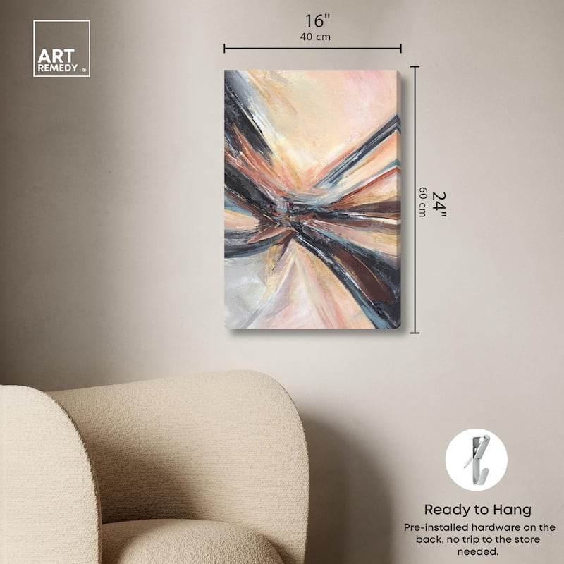 Desert Roads Canvas by Art Remedy, Gallery Wrapped