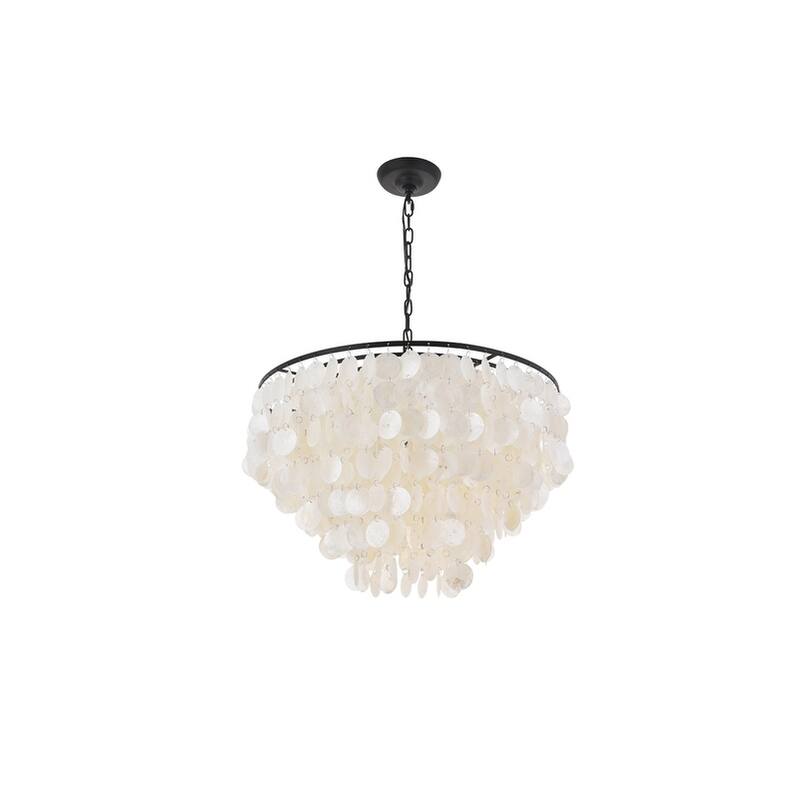 Selene 6 light Brass Pendant