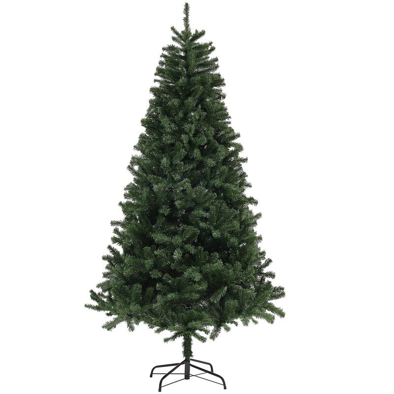 Pre-Lit 6ft/7.5ft/9ft Artificial Christmas Tree with Realistic PVC Needles and Easy Setup, Ideal for Holiday Decor