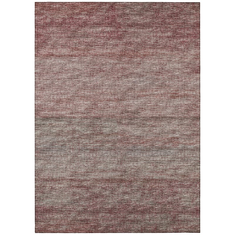 Indoor/ Outdoor Marston Dynamic Transitional Striped Washable Area Rug