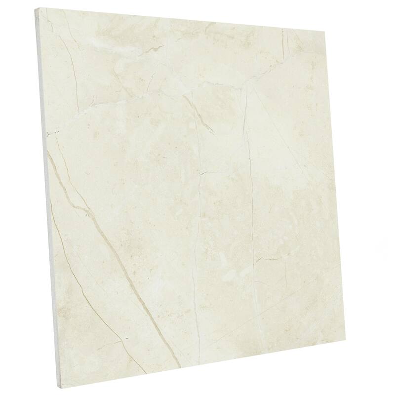 Merola Tile Reve Beige 11-3/4" x 11-3/4" Porcelain Floor and Wall Tile