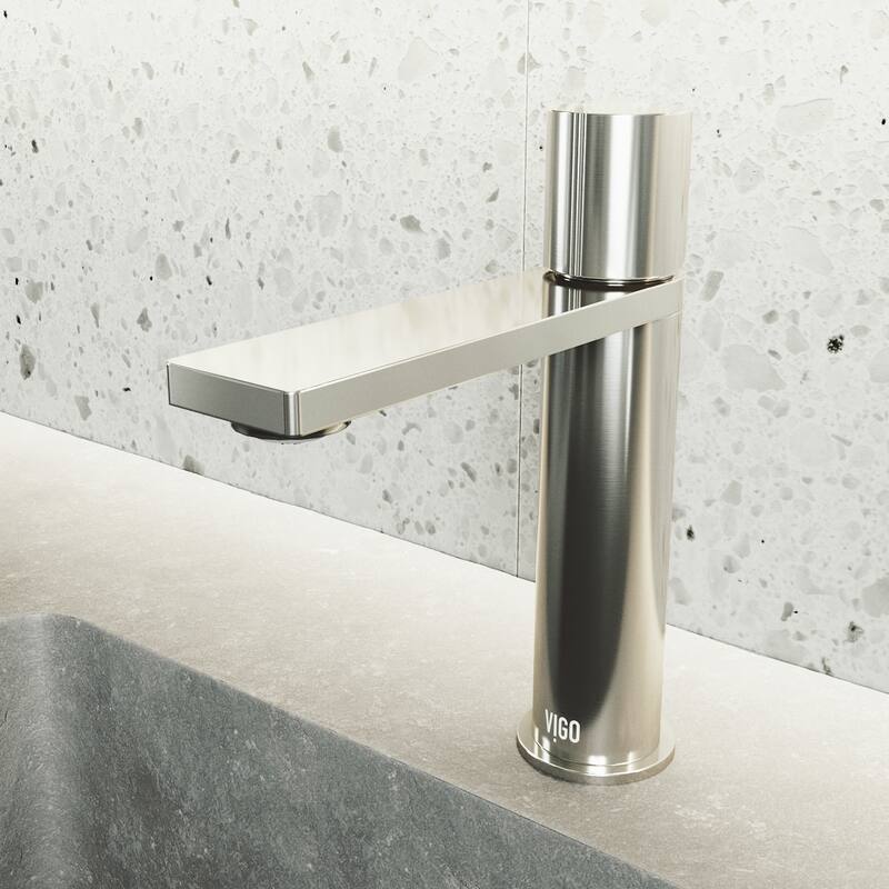 Vigo Halsey 1.2 GPM Single Hole Bathroom Faucet