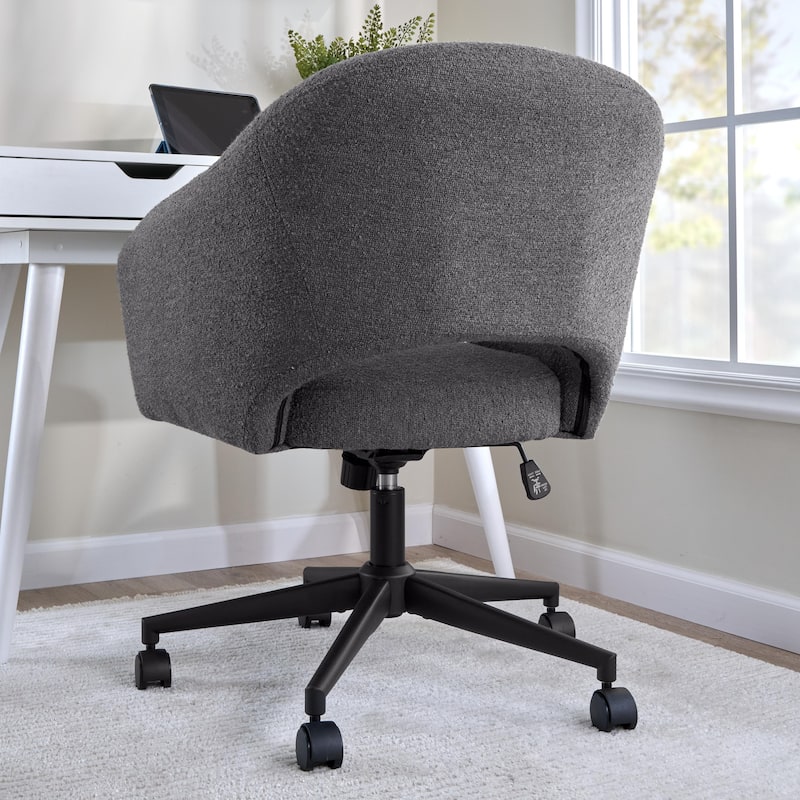 Bush Furniture Fairfax Mid Century Modern Desk Chair for Home Office