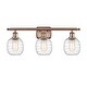 preview thumbnail 10 of 19, Innovations Lighting Belfast 3 Light 26" Bath Vanity Light Antique Copper
