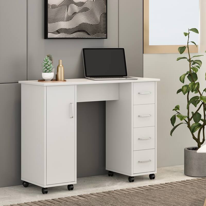 Home Office Computer Desk Table with Drawers