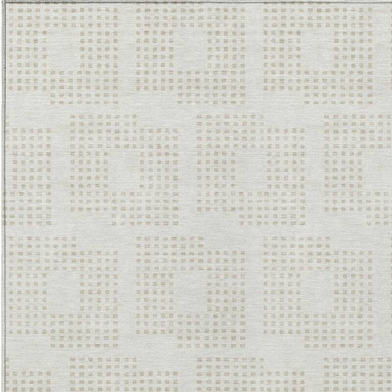 HomeRoots Geometric Transitional Rectangle Outdoor Rug