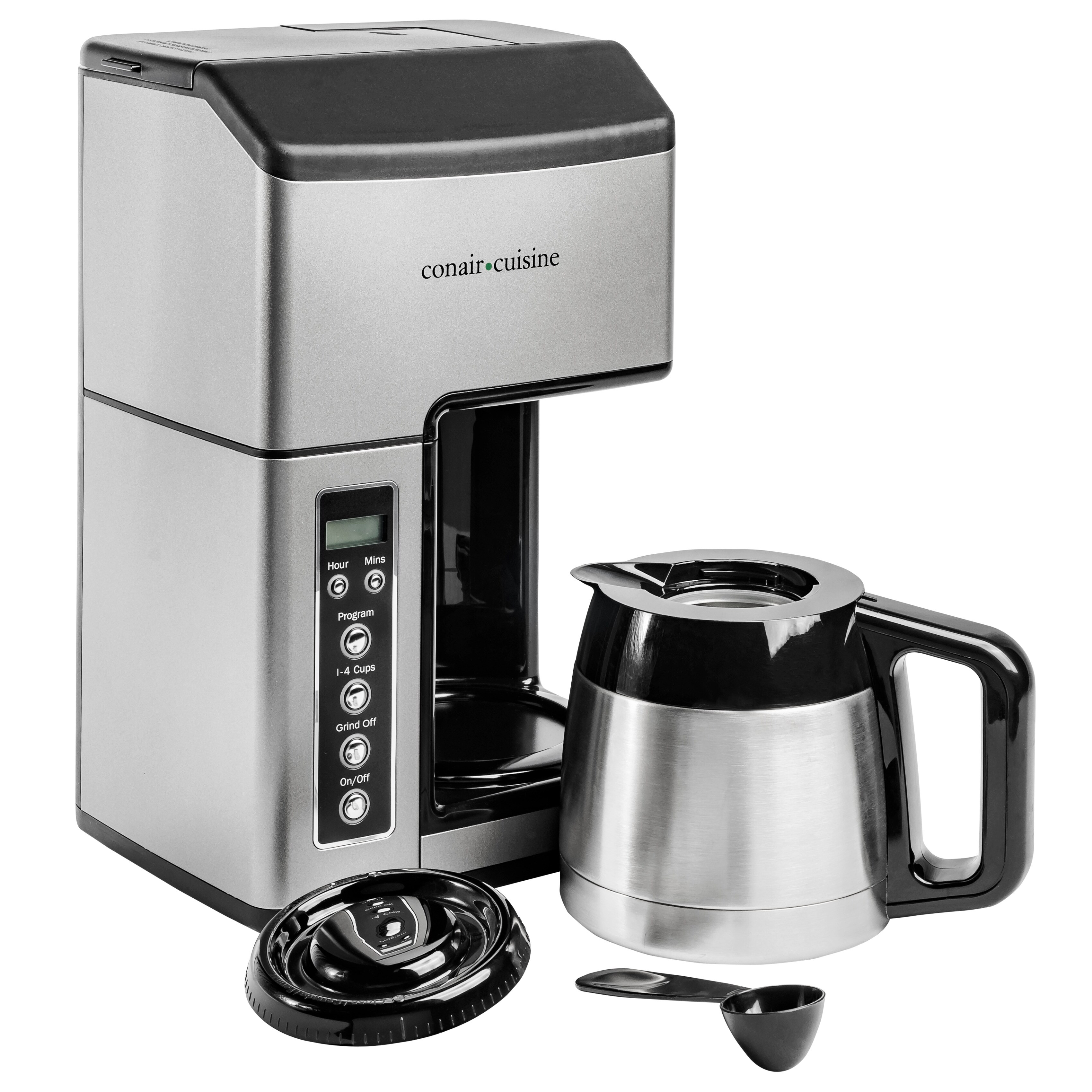 Conair CC 10FR Grind Brew Thermal 10 Cup Coffeemaker Silver Certified Refurbished Bed Bath Beyond 29440588