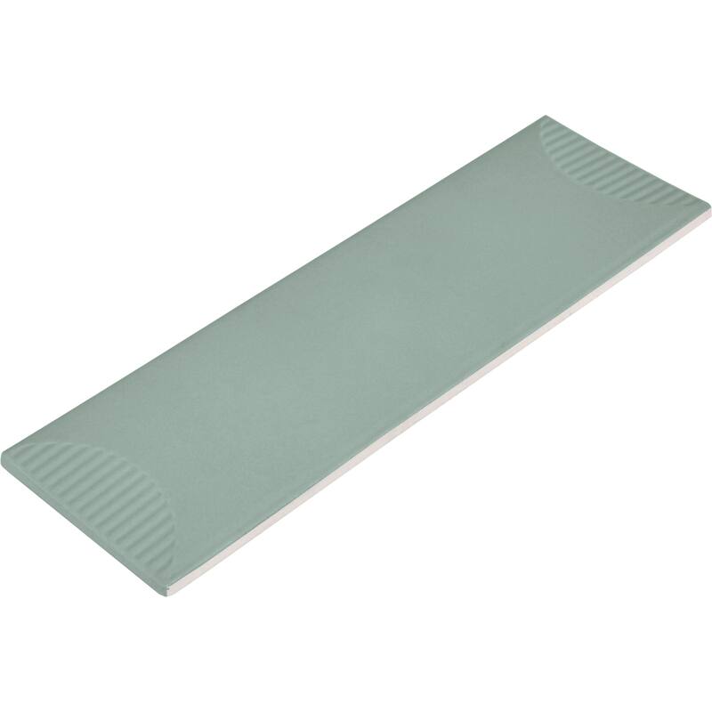 Daltile Stencil 4" x 12" Glazed Porcelain Half Moon Wall Tile (20 PC Per Carton) (5.81 SQFT Per Carton)