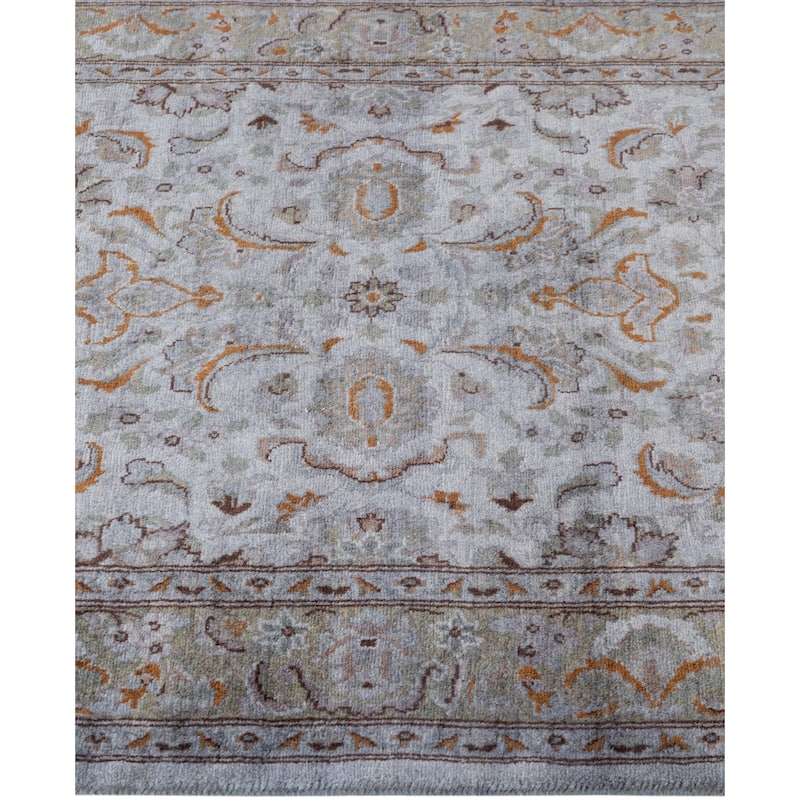 Overdyed One-of-a-Kind Hand-Knotted Area Rug - Gray - 2' 7" x 10' 5"